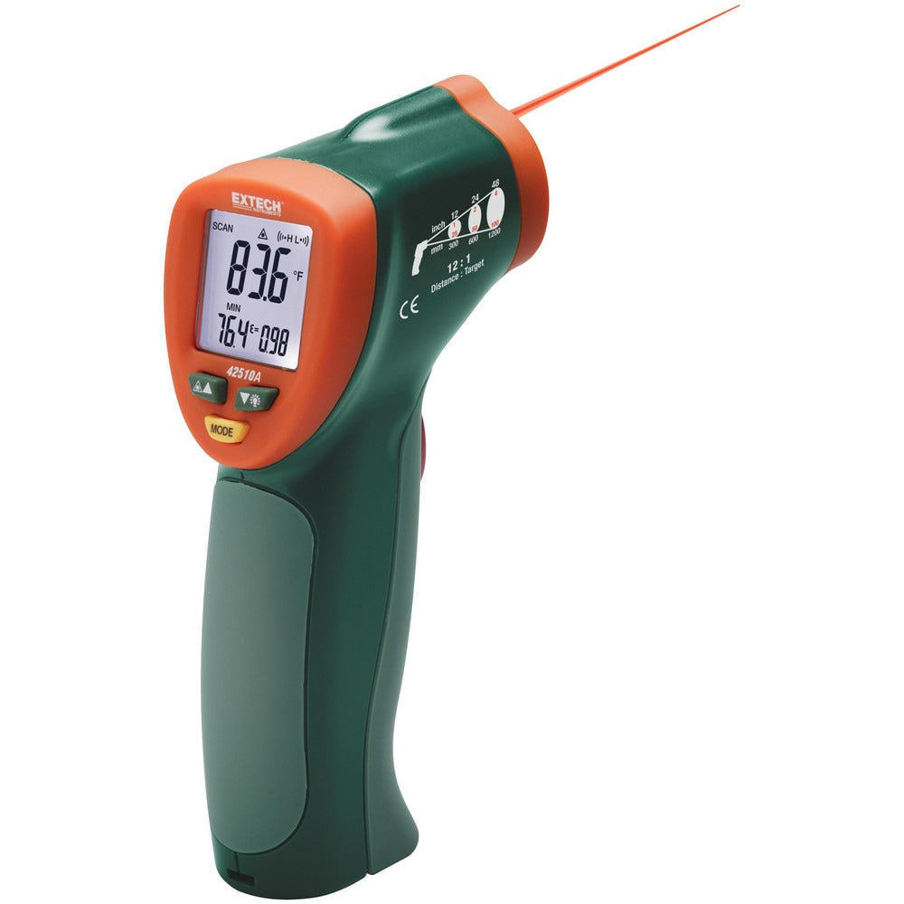 Infrared Thermometers; Display Type: LCD; Accuracy: ¬±1%; Compatible Surface Type: Dull, Dark, Light, Concrete, Shiny