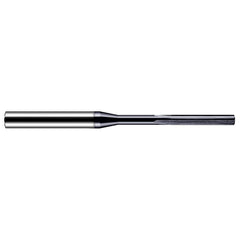 Chucking Reamer: 2.37mm Dia, 63.00mm OAL, 16.00mm Flute Length, Straight-Cylindrical Shank, Solid Carbide