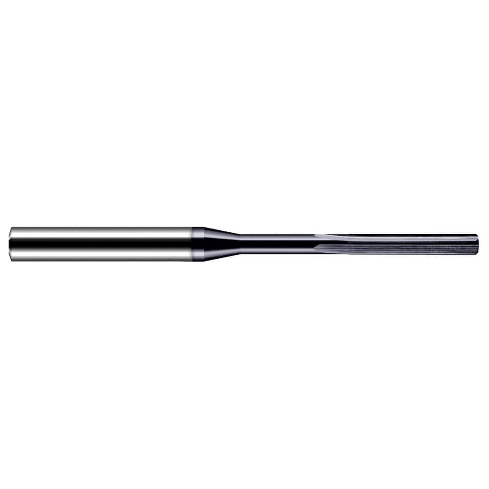 Chucking Reamer: 0.66mm Dia, 50.00mm OAL, 5.00mm Flute Length, Straight-Cylindrical Shank, Solid Carbide