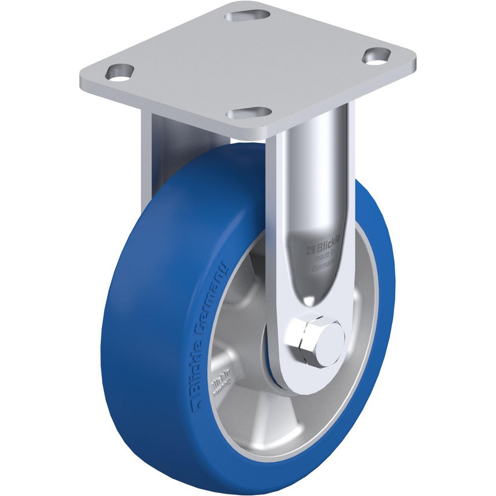 Top Plate Casters; Mount Type: Plate; Number of Wheels: 1.000; Wheel Diameter (Inch): 6-5/16; Wheel Material: Polyurethane; Wheel Width (Inch): 2; Wheel Color: Light Brown