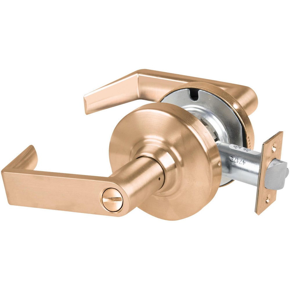 Lever Locksets; Lockset Type: Storeroom; Key Type: Keyed Different; Back Set: 2-3/4; Cylinder Type: Conventional; Material: Metal; Door Thickness: 1-5/8