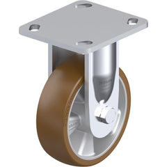 Top Plate Casters; Mount Type: Plate; Number of Wheels: 1.000; Wheel Diameter (Inch): 6; Wheel Material: Polyurethane; Wheel Width (Inch): 2; Wheel Color: Light Brown