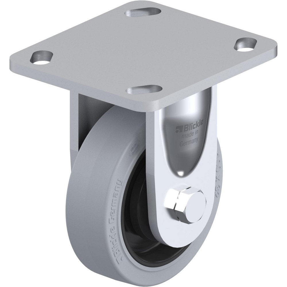 Top Plate Casters; Mount Type: Plate; Number of Wheels: 1.000; Wheel Diameter (Inch): 5; Wheel Material: Synthetic; Wheel Width (Inch): 1-9/16; Wheel Color: Gray