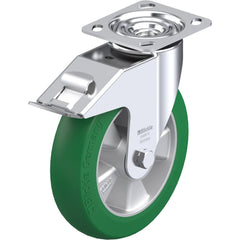 Top Plate Casters; Mount Type: Plate; Number of Wheels: 1.000; Wheel Diameter (Inch): 6; Wheel Material: Synthetic; Wheel Width (Inch): 2; Wheel Color: Gray