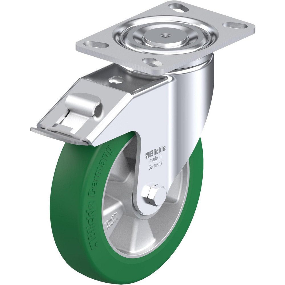 Top Plate Casters; Mount Type: Plate; Number of Wheels: 1.000; Wheel Diameter (Inch): 5; Wheel Material: Polyurethane; Wheel Width (Inch): 1-9/16; Wheel Color: Light Brown