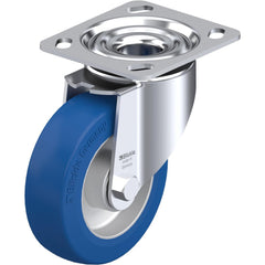 Top Plate Casters; Mount Type: Plate; Number of Wheels: 1.000; Wheel Diameter (Inch): 5; Wheel Material: Polyurethane; Wheel Width (Inch): 1-1/4; Wheel Color: Dark Gray