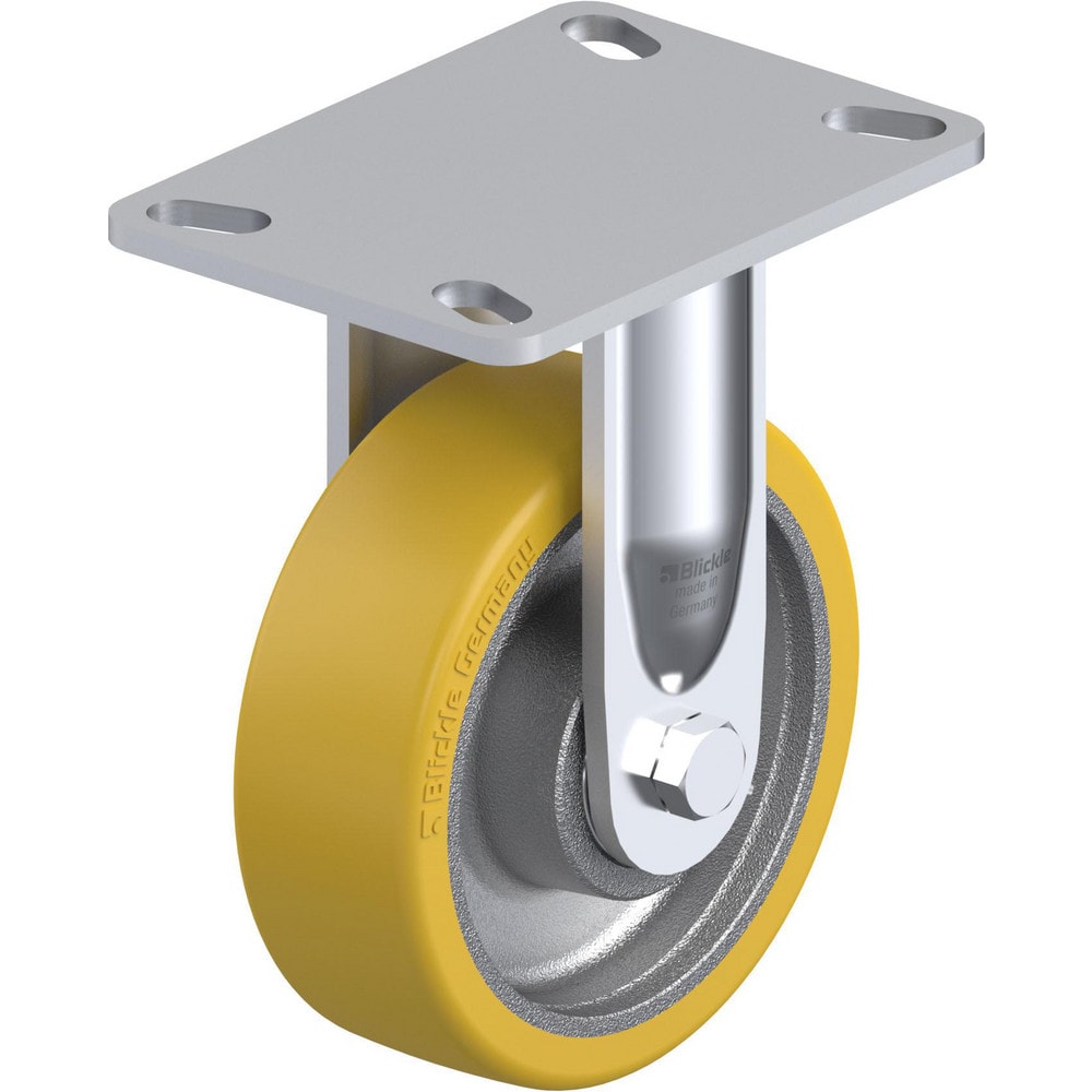 Top Plate Casters; Mount Type: Plate; Number of Wheels: 1.000; Wheel Diameter (Inch): 3-1/8; Wheel Material: Synthetic; Wheel Width (Inch): 1-1/4; Wheel Color: Black