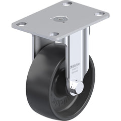 Top Plate Casters; Mount Type: Plate; Number of Wheels: 1.000; Wheel Diameter (Inch): 5; Wheel Material: Rubber; Wheel Width (Inch): 1-1/4; Wheel Color: Gray