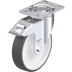 Top Plate Casters; Mount Type: Plate; Number of Wheels: 1.000; Wheel Diameter (Inch): 4; Wheel Material: Synthetic; Wheel Width (Inch): 1-3/16; Wheel Color: Natural