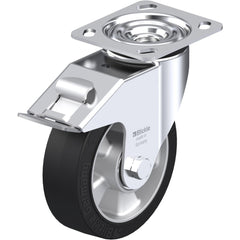 Top Plate Casters; Mount Type: Plate; Number of Wheels: 1.000; Wheel Diameter (Inch): 8; Wheel Material: Synthetic; Wheel Width (Inch): 2; Wheel Color: Gray