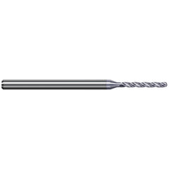 Micro Drill Bit: 0.0890" Dia, 130 deg, Solid Carbide