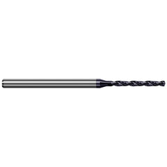 Micro Drill Bit: 1.40 mm Dia, (0.0550"), 140 deg, Solid Carbide