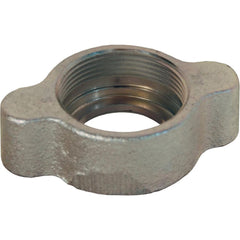 Ground Joint Hose Couplings; Thread Type: NPSM; Thread Size: 4; Type: Wing nut; Material: Plated Iron; Size: 3 in; Style: Wing Nut