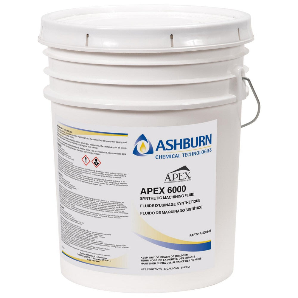 Coolant, Machining, Grinding & Cutting Fluid: Apex 5 gal Pail