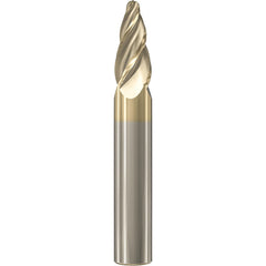 Barrel Cutter End Mills; End Type: Oval Form; Material: Solid Carbide; Small End Diameter (mm): 1.00; Shank Diameter (mm): 6.0000; Length of Cut (mm): 20.8000