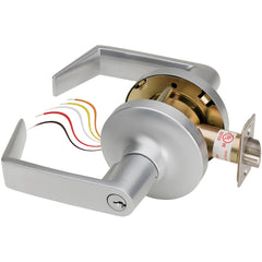 Lever Locksets; Lockset Type: Entrance; Key Type: Keyed Different; Back Set: 2-3/4; Cylinder Type: Conventional; Material: Metal; Door Thickness: 1-3/4; Finish: Satin Chrome