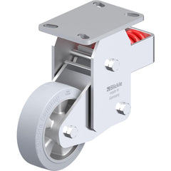 Top Plate Casters; Mount Type: Plate; Number of Wheels: 1.000; Wheel Diameter (Inch): 4; Wheel Material: Rubber; Wheel Width (Inch): 1-9/16; Wheel Color: Black