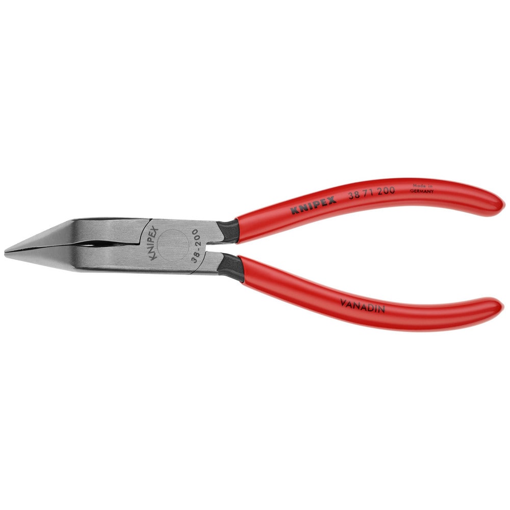 Long Nose Pliers; Pliers Type: Mechanic's Pliers, Long Nose Pliers, Cutting; Jaw Texture: Crosshatch; Jaw Length (Inch): 2-7/8; Jaw Width (Inch): 11/16