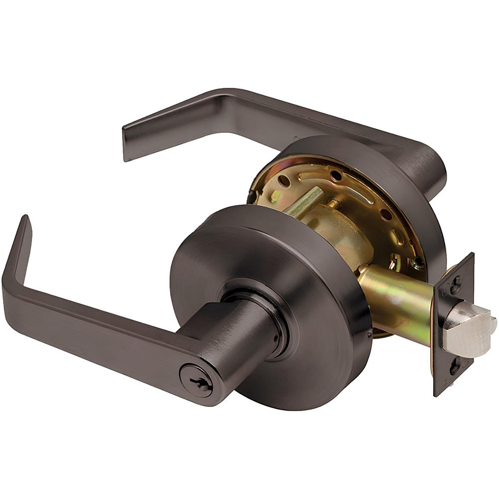 Lever Locksets; Lockset Type: Entrance; Key Type: Keyed Different; Back Set: 2-3/4; Cylinder Type: Conventional; Material: Metal; Door Thickness: 1-3/8 to 2; Finish: Oil-Rubbed Bronze