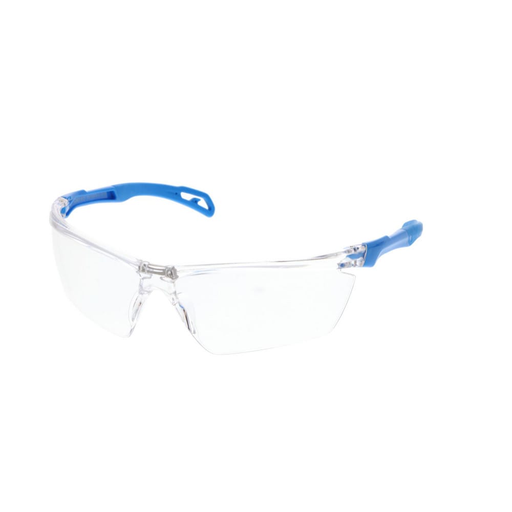 Safety Glasses: Anti-Fog, Polycarbonate, Clear Lenses, Frameless