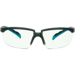 Safety Glasses: Anti-Fog & Scratch-Resistant, Polycarbonate, Clear Lenses, Half-Framed