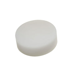 Plastic Disc: 4" Dia, Natural Color, Opaque, 5000 - 1000 psi Tensile Strength