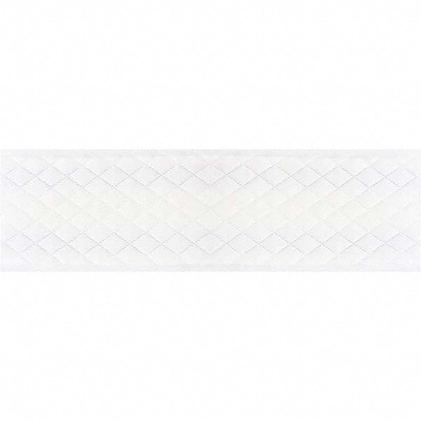 Wet Mop Pad: Hook & Loop, Medium, White Mop, Polyester