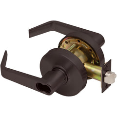 Lever Locksets; Lockset Type: Entrance; Key Type: Keyed Different; Back Set: 2-3/4; Cylinder Type: Less Core; Material: Metal; Door Thickness: 1-3/8 to 1/3-4; Finish: Oil-Rubbed Bronze