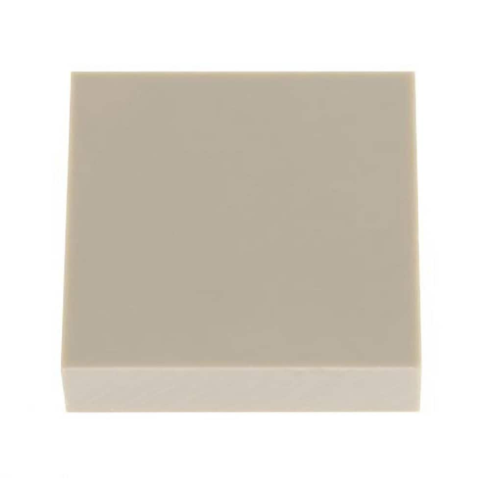 Plastic Sheet: POM, 1" Thick, 12" Wide, 1' Long, Natural, 9700 psi Tensile Strength