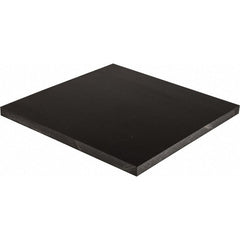 Plastic Sheet: POM, 1/2" Thick, 24" Wide, 2' Long, Black, 9700 psi Tensile Strength