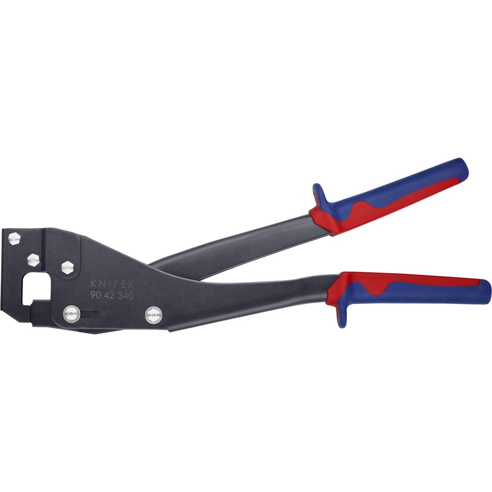 Hand Riveters; Action Type: Lever; Head Type: Straight; Compatible Rivet Type: Push-In; Nose Diameter: 1.375; Minimum Rivet Capacity: 0.08; Maximum Rivet Capacity: 0.02; Material: Steel