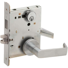 Lever Locksets; Lockset Type: Entrance; Key Type: Keyed Different; Back Set: 2-3/4; Cylinder Type: Conventional; Material: Metal; Door Thickness: 1-3/4; Finish: Satin Chrome