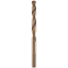 Mechanics Drill Bit:  0.2560" Dia,  135&deg,  Cobalt,  Hex Shank,  Split Point