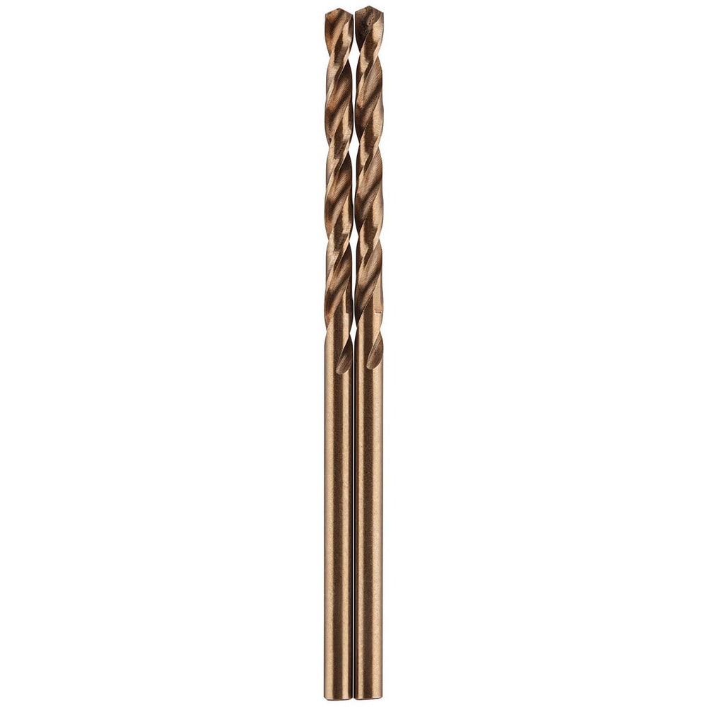 Mechanics Drill Bit:  0.0980" Dia,  135&deg,  Cobalt,  Hex Shank,  Split Point