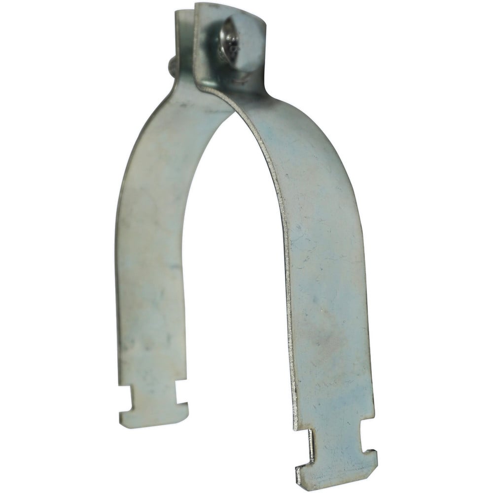 Framing Channel & Strut Mounted Clamps; Clamp Type: Pipe Clamp; Material: Carbon Steel; Pipe Size: 8; Color: Silver