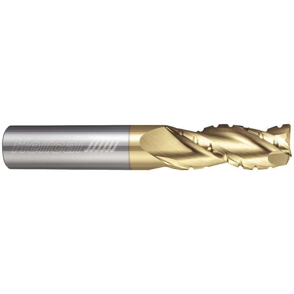 Corner Radius End Mill: 1/2" Dia, 1-5/8" LOC, 0.0300" Radius, 6 Flute, Solid Carbide