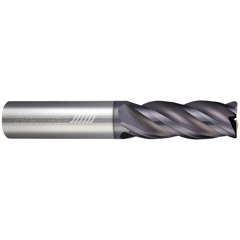 Corner Radius End Mill: 5/16" Dia, 1" LOC, 0.0300" Radius, 5 Flute, Solid Carbide