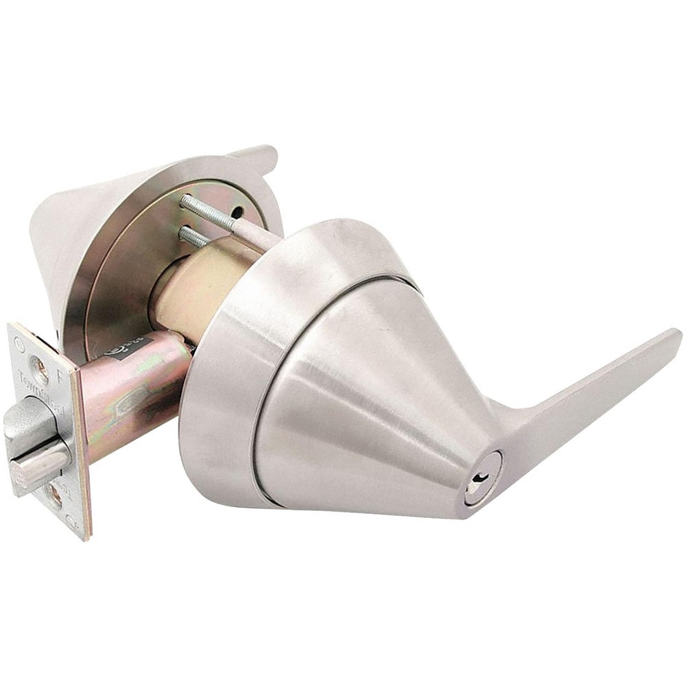 Lever Locksets; Lockset Type: Entrance; Key Type: Keyed Different; Back Set: 2-3/4; Cylinder Type: Mortise; Material: Metal; Door Thickness: 1-3/4 to 2; Finish: Satin Stainless Steel