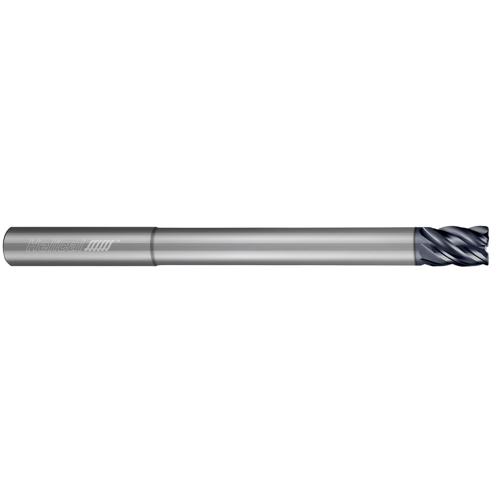 Corner Radius End Mill: 1/2" Dia, 1-5/8" LOC, 0.0300" Radius, 5 Flute, Solid Carbide