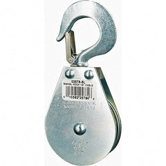 Blocks & Pulleys; Rope Type: Wire; Finish: Zinc