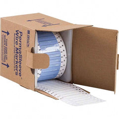 Label Maker Label: White, Polyolefin, 2,000 per Roll