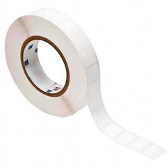 Label Maker Label: White, Polyester, 3,000 per Roll