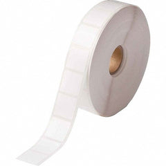 Label Maker Label: White, Polyester, 1,000 per Roll