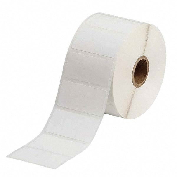 Label Maker Label: White, Paper, 1,500 per Roll