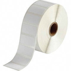 Label Maker Label: White, Nylon, 1-1/2" OAW, 1,500 per Roll