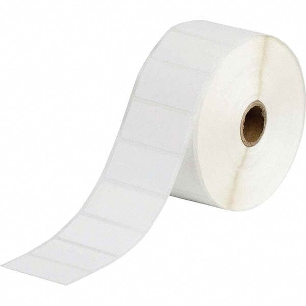 Label Maker Label: White, Nylon, 1,500 per Roll