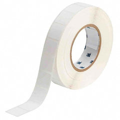 Label Maker Label: White, Polypropylene, 2,000 per Roll