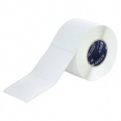 Label Maker Label: White, Polyester, 1,000 per Roll