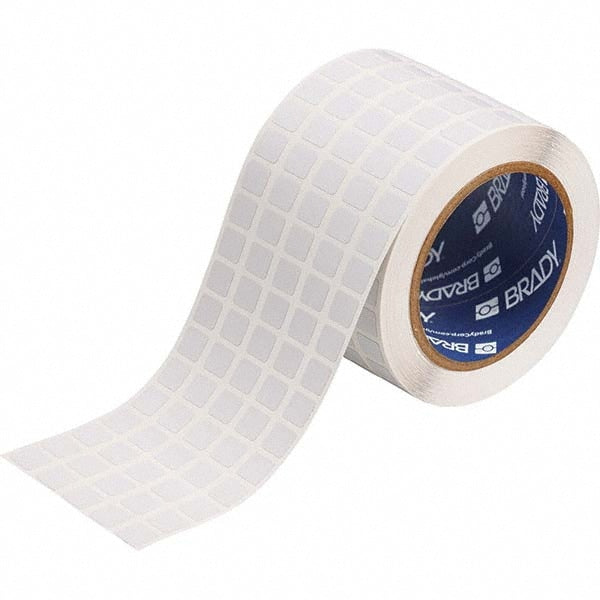 Label Maker Label: White, Polyimide, 1/2" OAW, 10,000 per Roll