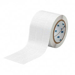 Label Maker Label: White, Polyimide, 10,000 per Roll